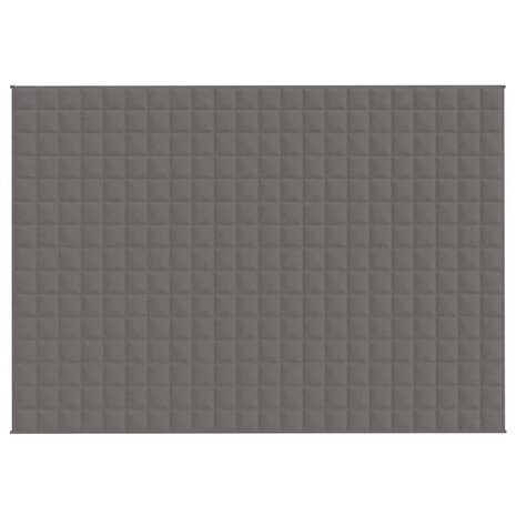 Verzwaringsdeken 155x220 cm 7 kg stof grijs 3