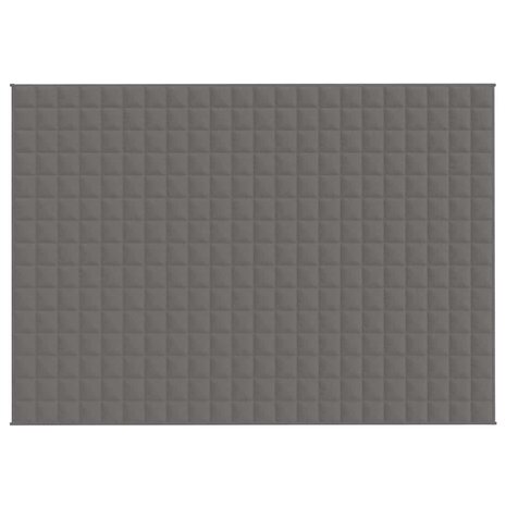 Verzwaringsdeken 155x220 cm 11 kg stof grijs 3