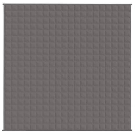 Verzwaringsdeken 200x200 cm 9 kg stof grijs 3
