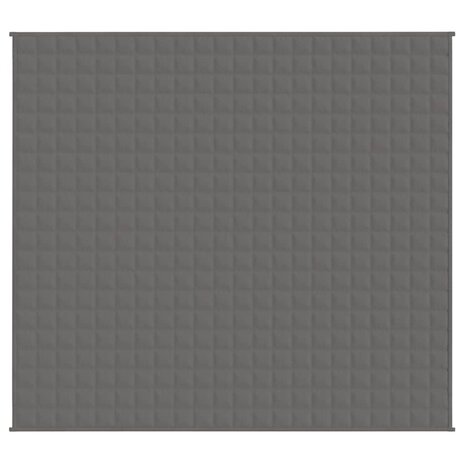 Verzwaringsdeken 200x225 cm 9 kg stof grijs 3