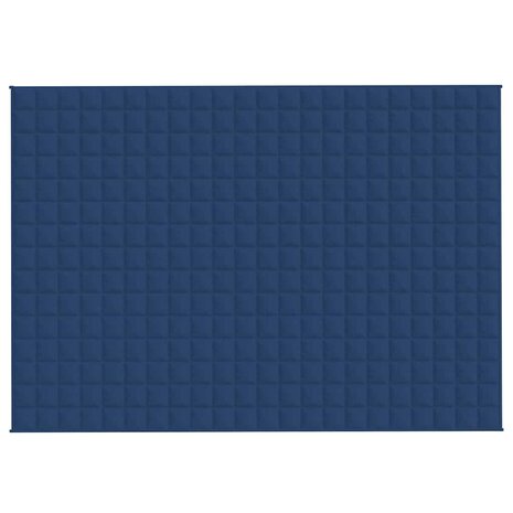 Verzwaringsdeken 155x220 cm 11 kg stof blauw 3