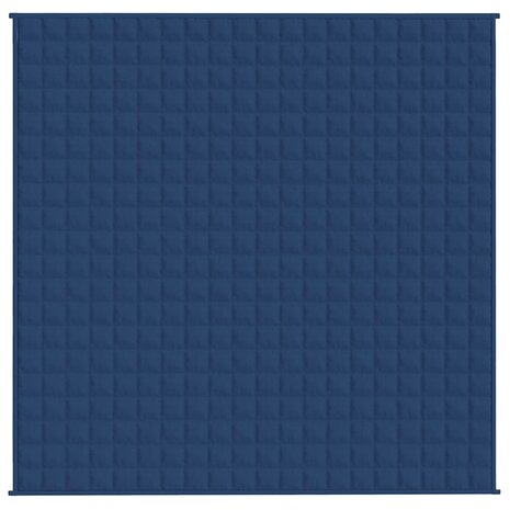 Verzwaringsdeken 200x200 cm 13 kg stof blauw 3
