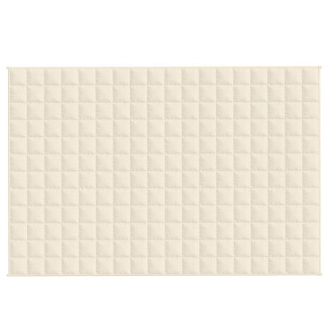 Verzwaringsdeken 120x180 cm 5 kg stof lichtcr&egrave;mekleurig 3