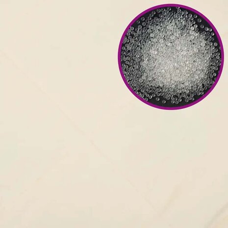 Verzwaringsdeken 150x200 cm 7 kg stof lichtcr&egrave;mekleurig 6