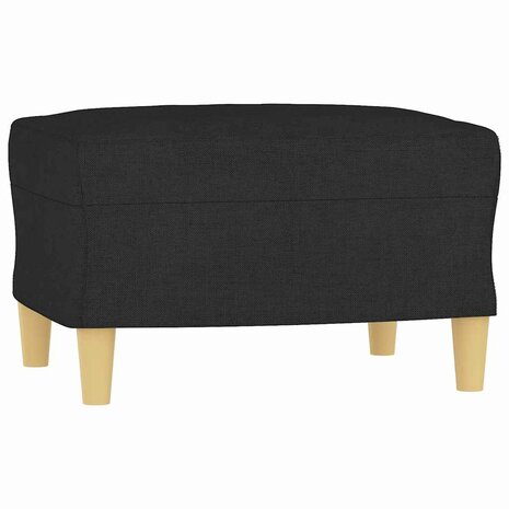 Voetenbank 60x50x41 cm stof zwart 2