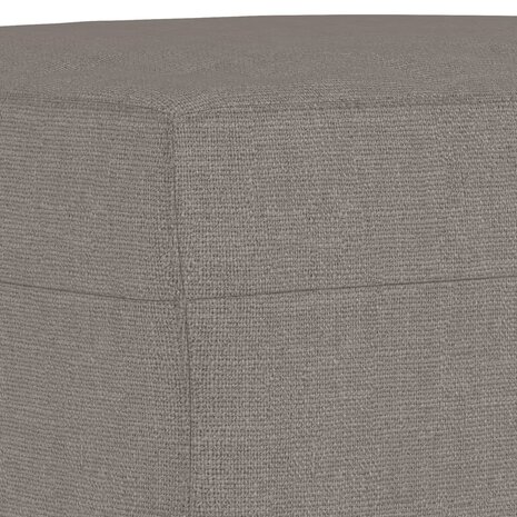 Voetenbank 60x50x41 cm stof taupe 5