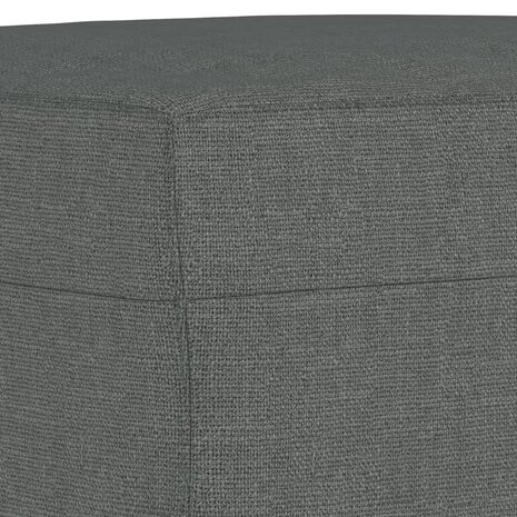 Voetenbank 70x55x41 cm stof donkergrijs 5