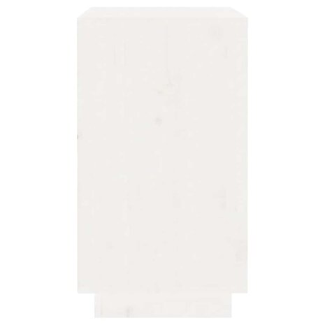 Wijnkast 55,5x34x61 cm massief grenenhout wit 6