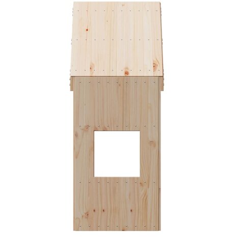 Kinderbedhuisje 55x84x132 cm massief grenenhout 4