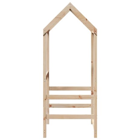 Kinderbedhuisje 118x70x176,5 cm massief grenenhout 5