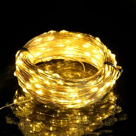 Lichtslinger met 150 LED's 15 m warmwit 2