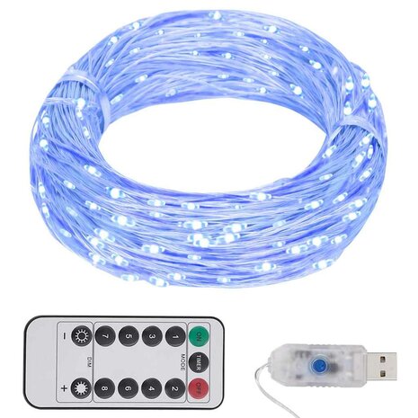 Lichtslinger met 300 LED's 30 m blauw 1