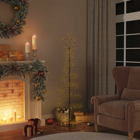 LED-kerstboom 100 LEDs warm wit 150 cm 1