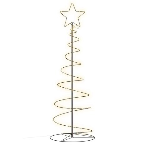 LED-kerstboom 100 LEDs warm wit 150 cm 2