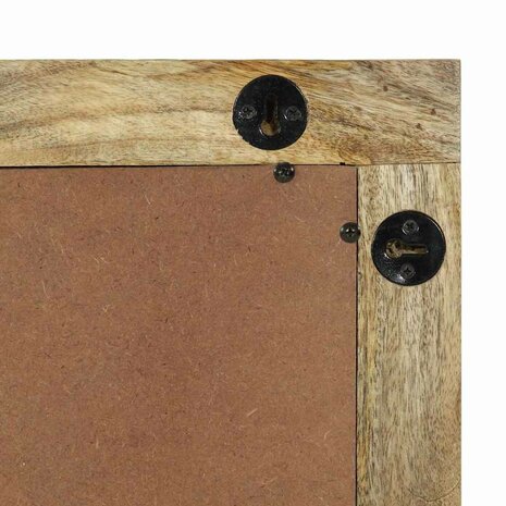 Badkamerspiegel met spiegel Bruin 70 x 50 x 2,5 cm 6