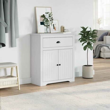 Gangkast BODO 80x35x90 cm wit 3