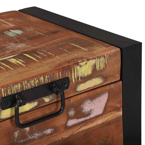 Opbergkisten Multikleur 40 x 30 x 30 cm Massief gerecycled hout 8