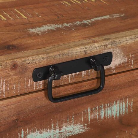 Opbergkisten Multikleur 60 x 30 x 30 cm Massief gerecycled hout 9