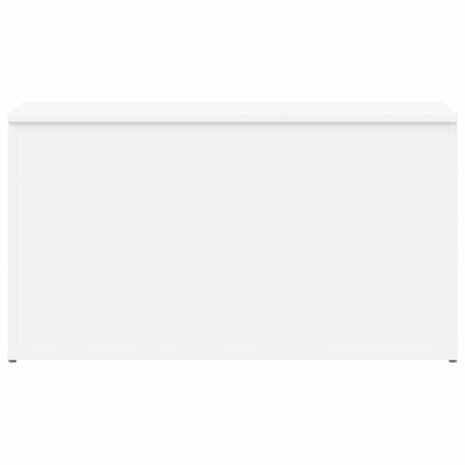 Opbergkist 84x42x46 cm bewerkt hout wit 5