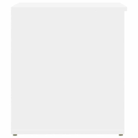 Opbergkist 84x42x46 cm bewerkt hout wit 6