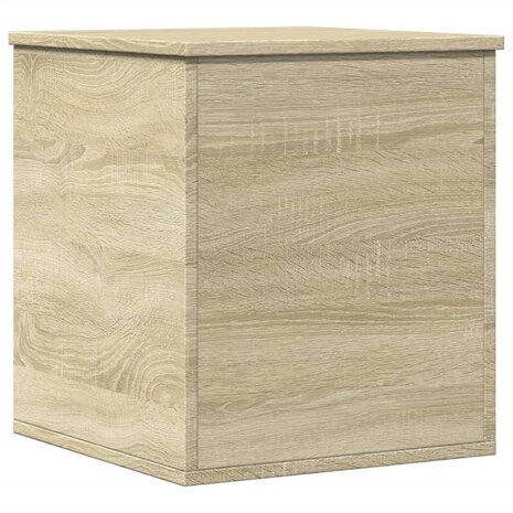 Opbergbox 40x42x46 cm bewerkt hout sonoma eikenkleurig 2