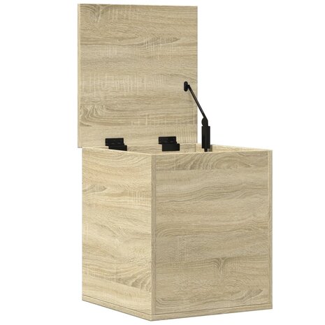 Opbergbox 40x42x46 cm bewerkt hout sonoma eikenkleurig 7