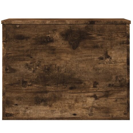 Opbergbox 60x42x46 cm bewerkt hout gerookt eikenkleurig 4