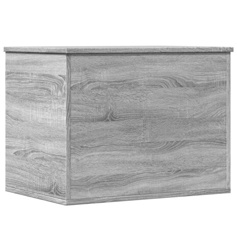 Opbergbox 60x42x46 cm bewerkt hout grijs sonoma eikenkleurig 6