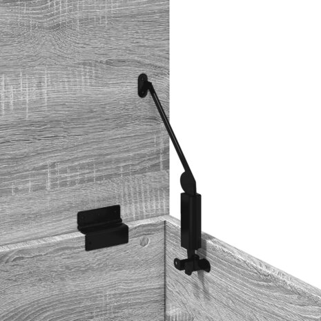 Opbergbox 60x42x46 cm bewerkt hout grijs sonoma eikenkleurig 9