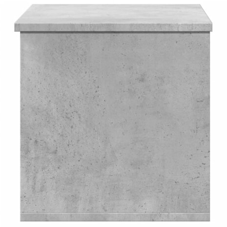 Opbergbox 60x35x35 cm bewerkt hout betongrijs 5