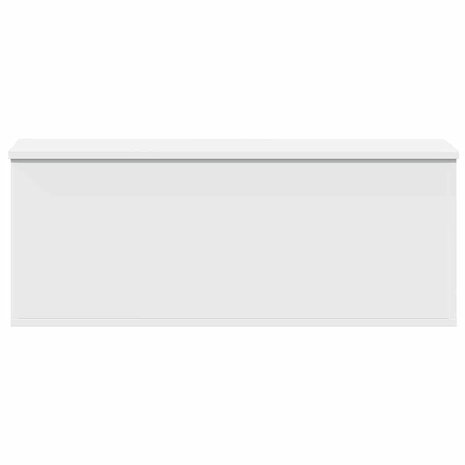 Opbergbox 90x35x35 cm bewerkt hout wit 4