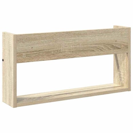 Tijdschriftenrek Sonoma Eiken 60 x 12 x 30 cm Bewerkt hout 7