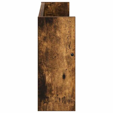 Tijdschriftenrek Gerookt eiken 60 x 12 x 30 cm Bewerkt hout 6