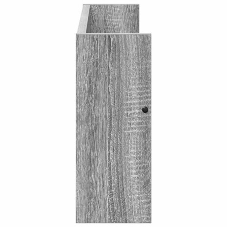 Tijdschriftenrek Grijs Sonoma 60 x 12 x 30 cm Bewerkt hout 6
