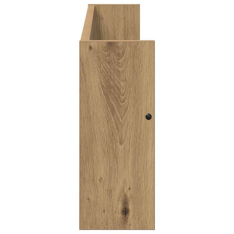 Tijdschriftenrek met plank 2 pcs Artisan Eiken 80 x 12 x 30 cm 6