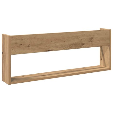 Tijdschriftenrek met plank 2 pcs Artisan Eiken 80 x 12 x 30 cm 7