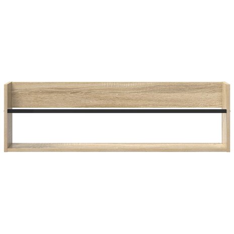 Tijdschriftenrek met plank 2 pcs Sonoma Eiken 100 x 12 x 30 cm 6
