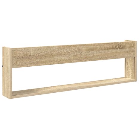 Tijdschriftenrek met plank 2 pcs Sonoma Eiken 100 x 12 x 30 cm 8