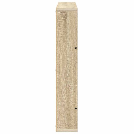 Tijdschriftenrek 2 pcs Sonoma Eiken 60 x 12 x 70 cm Bewerkt hout 7