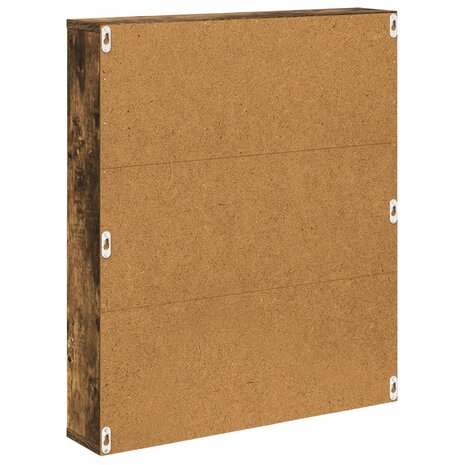 Tijdschriftenrek Gerookt eiken 60 x 12 x 70 cm Bewerkt hout 7