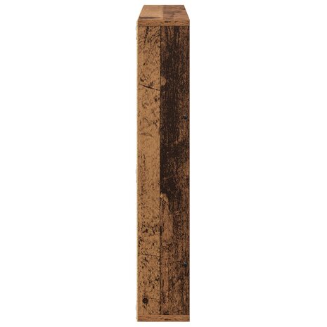 Tijdschriftenrek met plank Oudhout 60 x 12 x 70 cm Bewerkt hout 6
