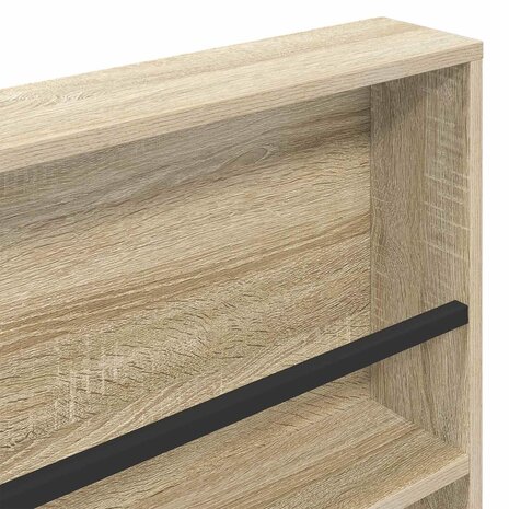 Tijdschriftenrek Sonoma Eiken 80 x 12 x 70 cm Bewerkt hout 8