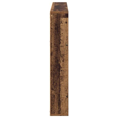Tijdschriftenrek met plank Oudhout 100 x 12 x 70 cm Bewerkt hout 6