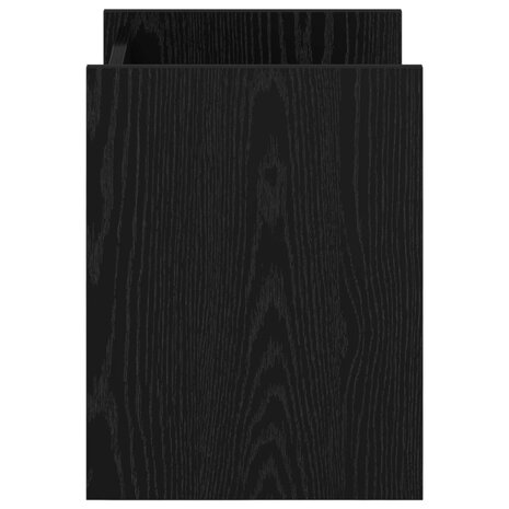 Tijdschriftenrek Zwart Eiken 35 x 35 x 45 cm Bewerkt hout 6