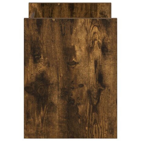 Tijdschriftenrek Gerookt eiken 35 x 35 x 45 cm Bewerkt hout 6