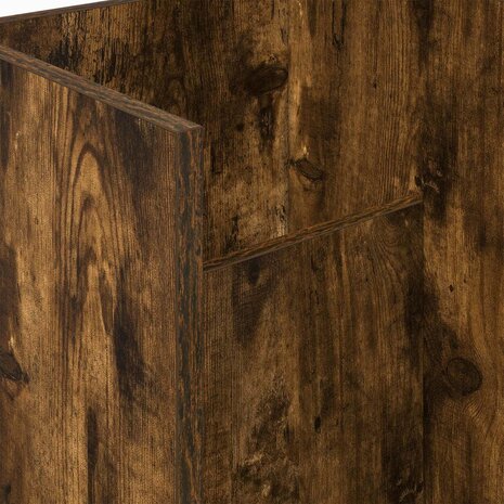 Tijdschriftenrek Gerookt eiken 35 x 35 x 45 cm Bewerkt hout 8