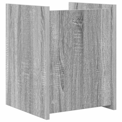 Tijdschriftenrek Grijs Sonoma 35 x 35 x 45 cm Bewerkt hout 7