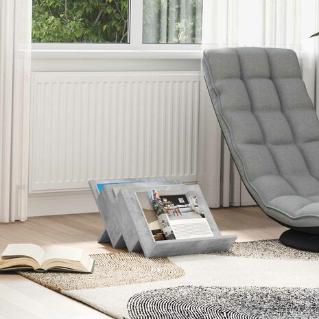Tijdschriftenrek Concerte Grijs 53 x 40 x 28.5 cm Bewerkt hout 1