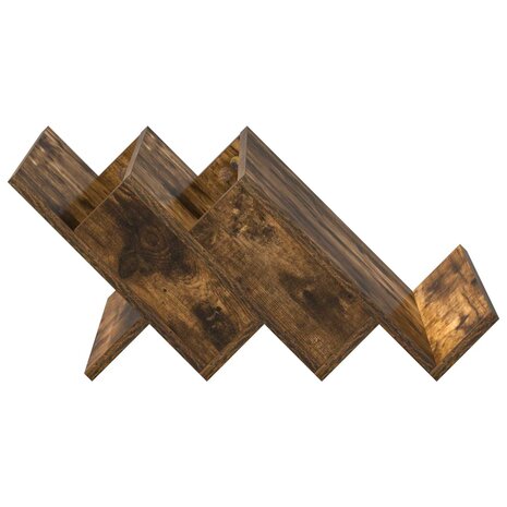Tijdschriftenrek Gerookt eiken 53 x 40 x 28.5 cm Bewerkt hout 6