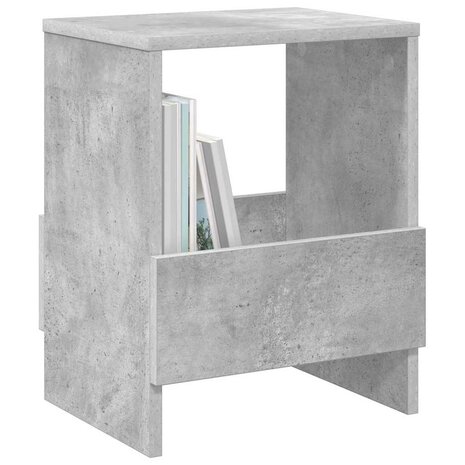 Tijdschriftenrek Beton Grijs 35 x 30 x 45 cm 3